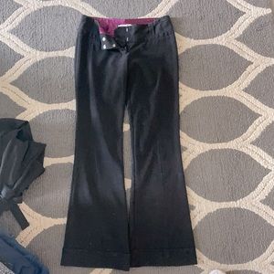 Boot cut black dress pants